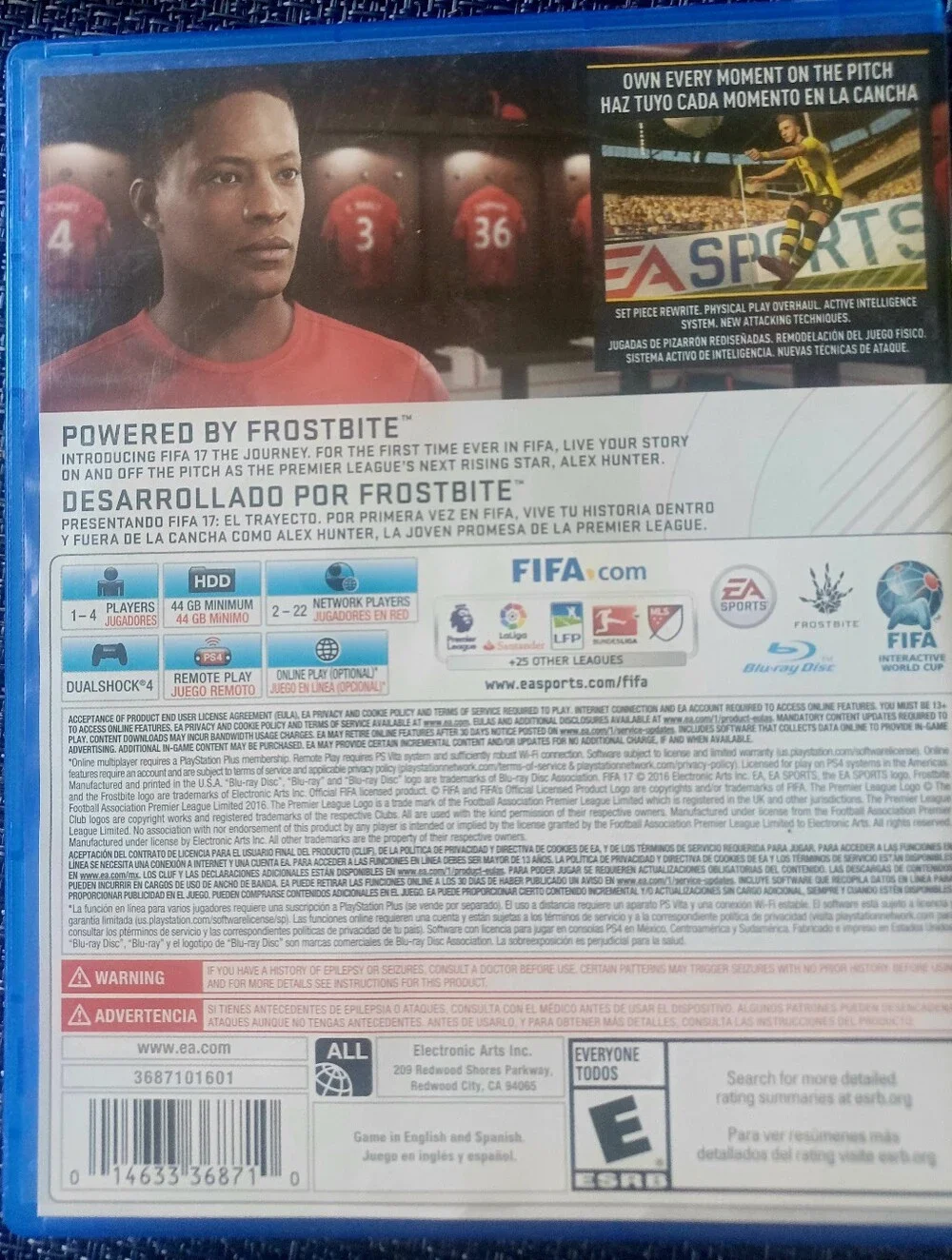FIFA 17 - PS4 (Yellow)
